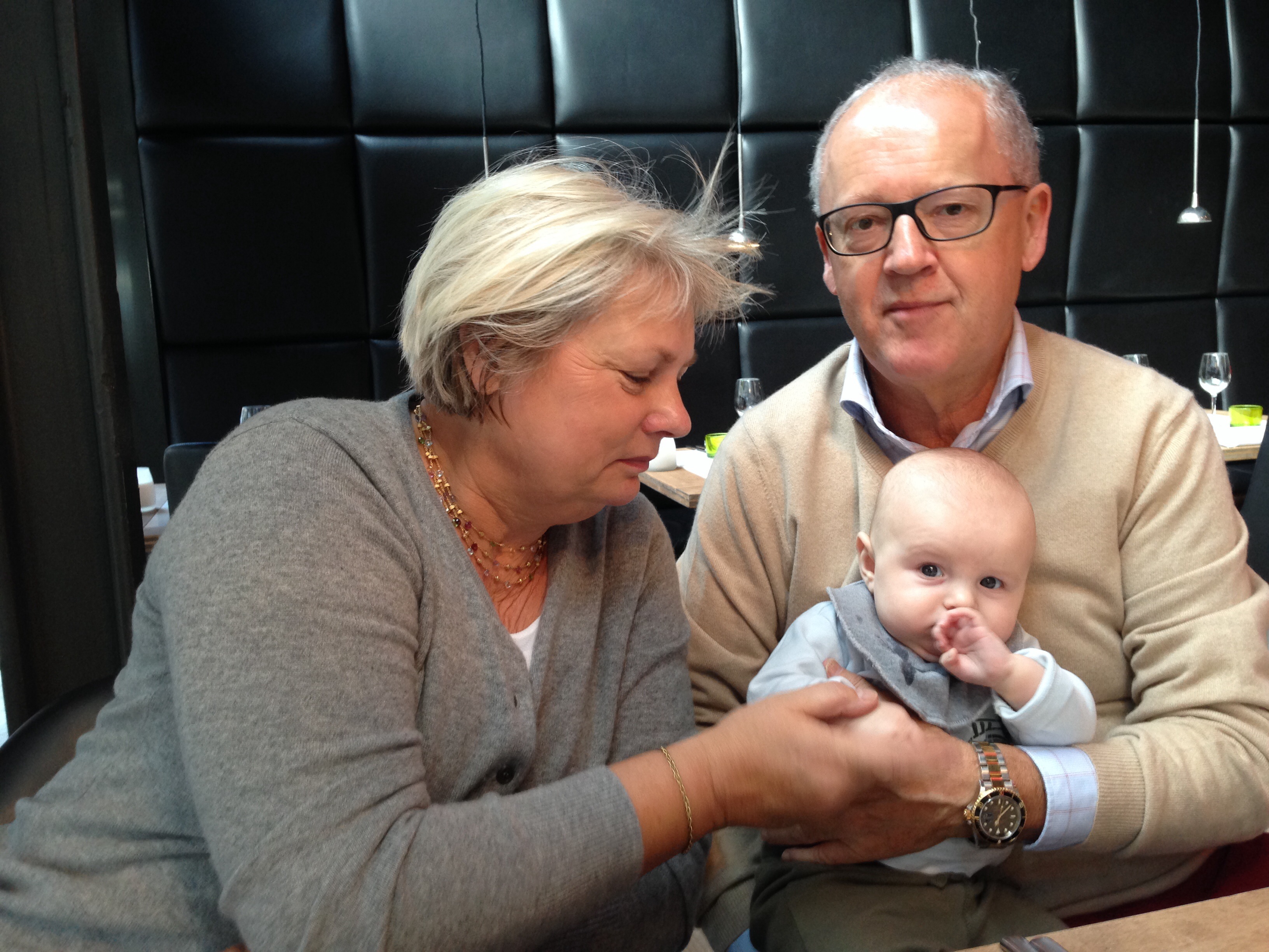 Med Mormor og Morfar på Castenskiold.