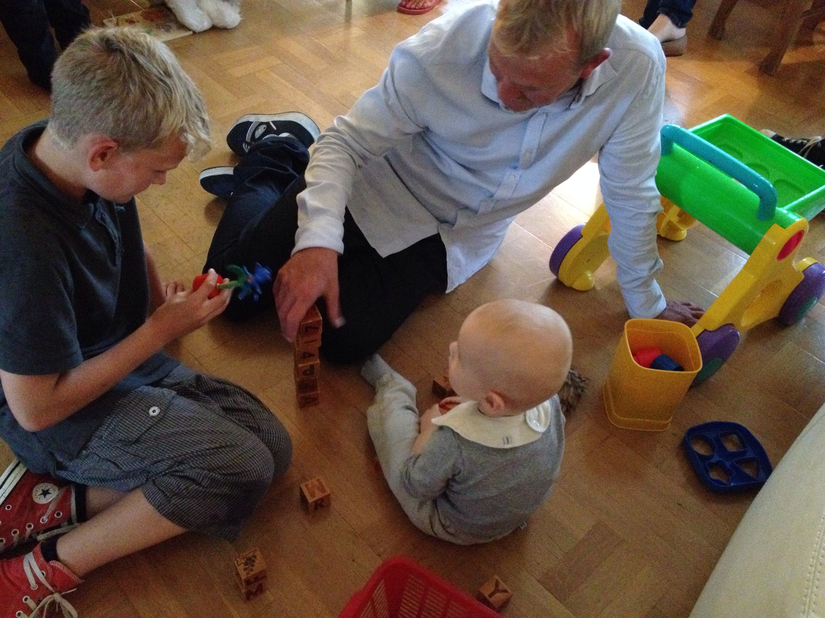 Farmor, Søren og Mortens fødselsdag.