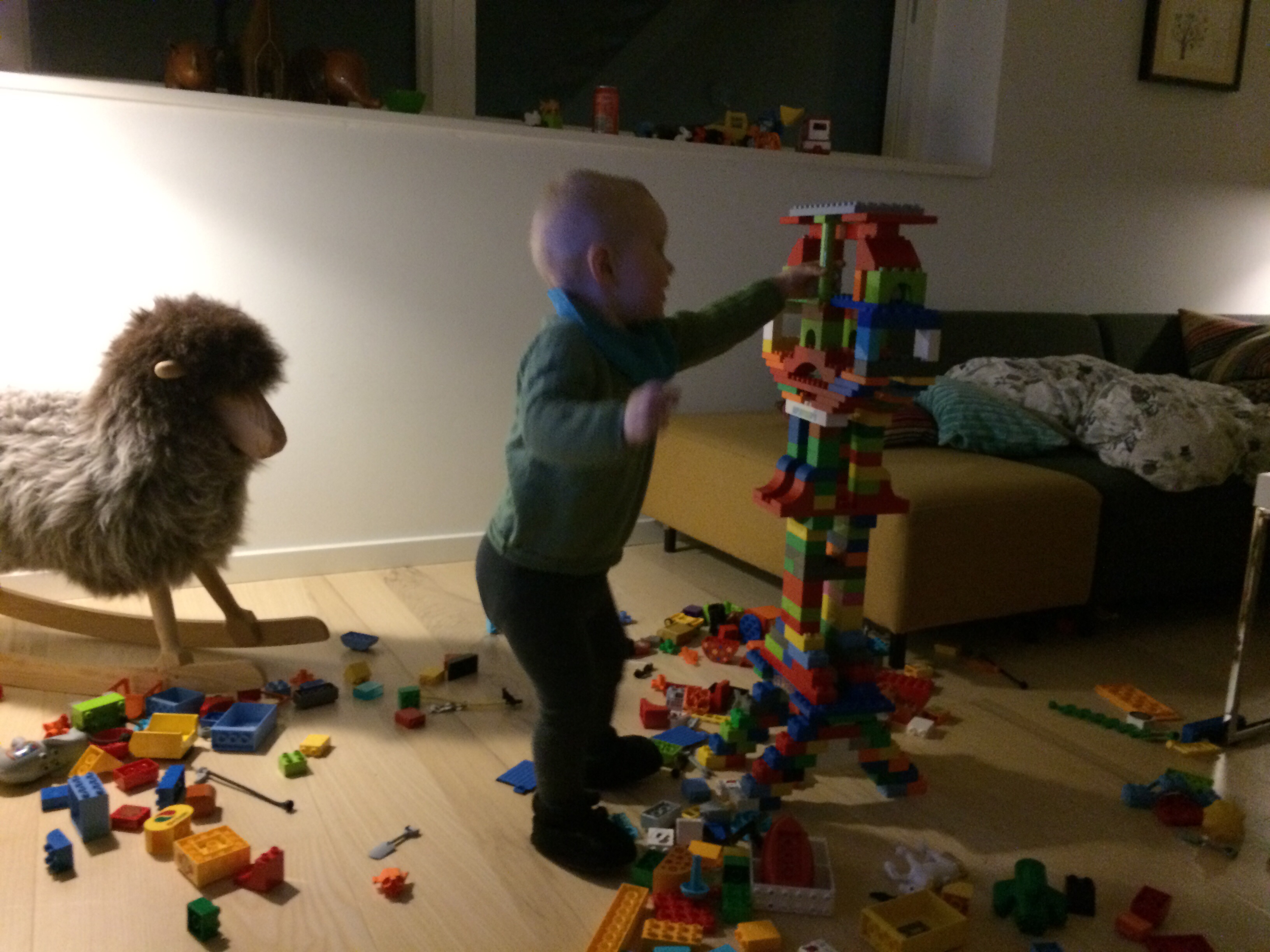 Jacobs LEGO-tårn.