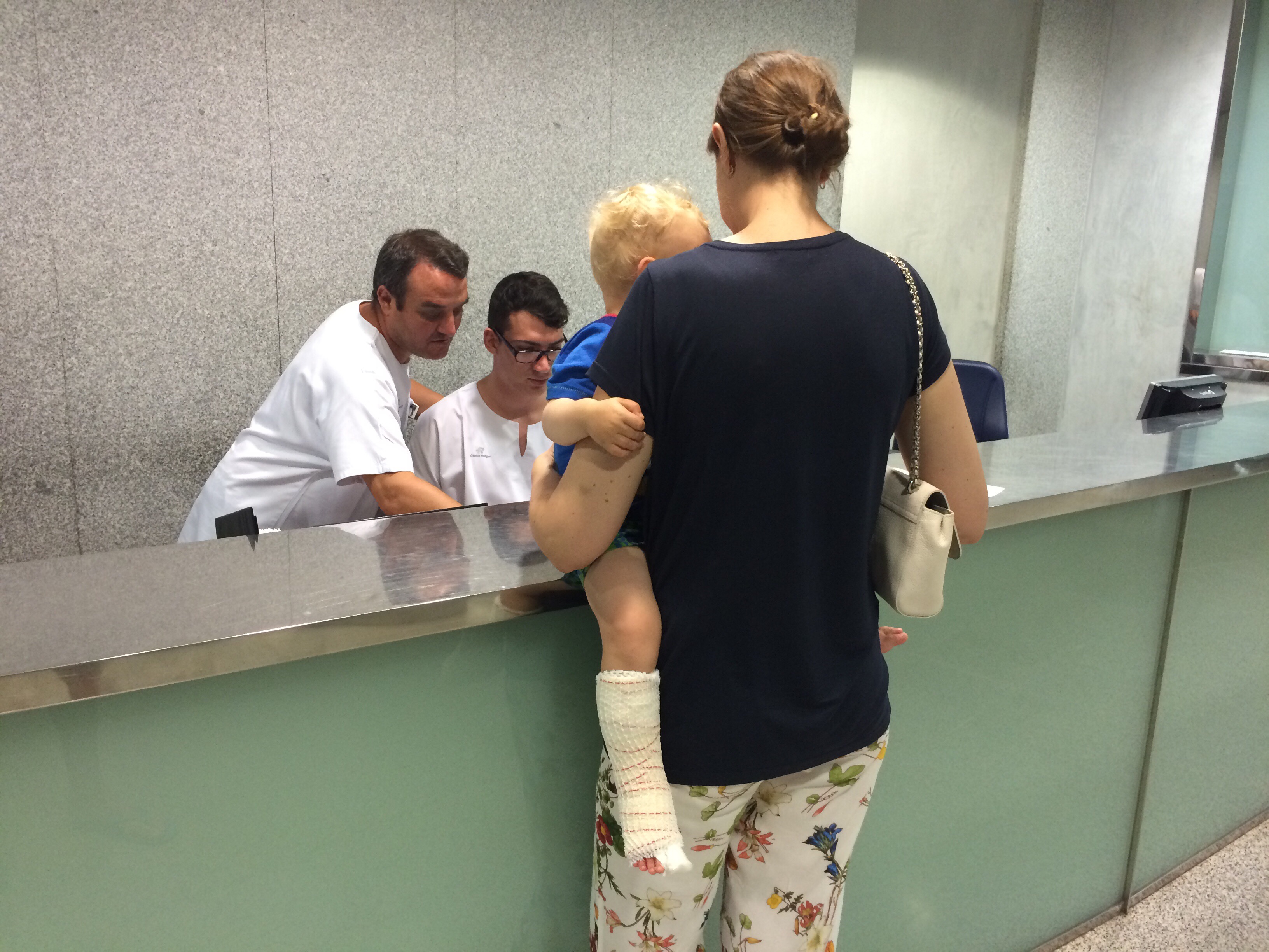 Jacob på hospitalet. :-(