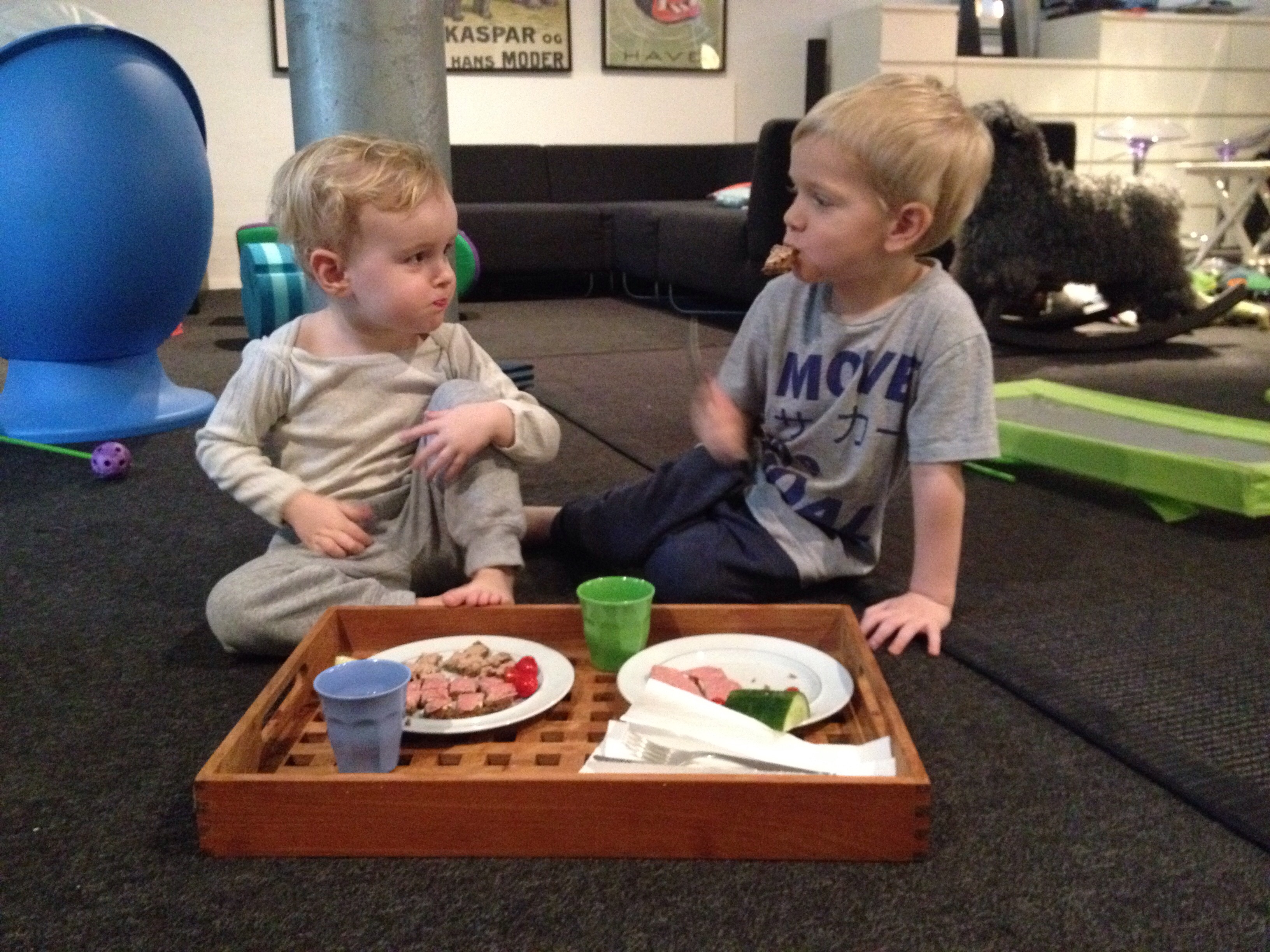 Aksel og Jacob.