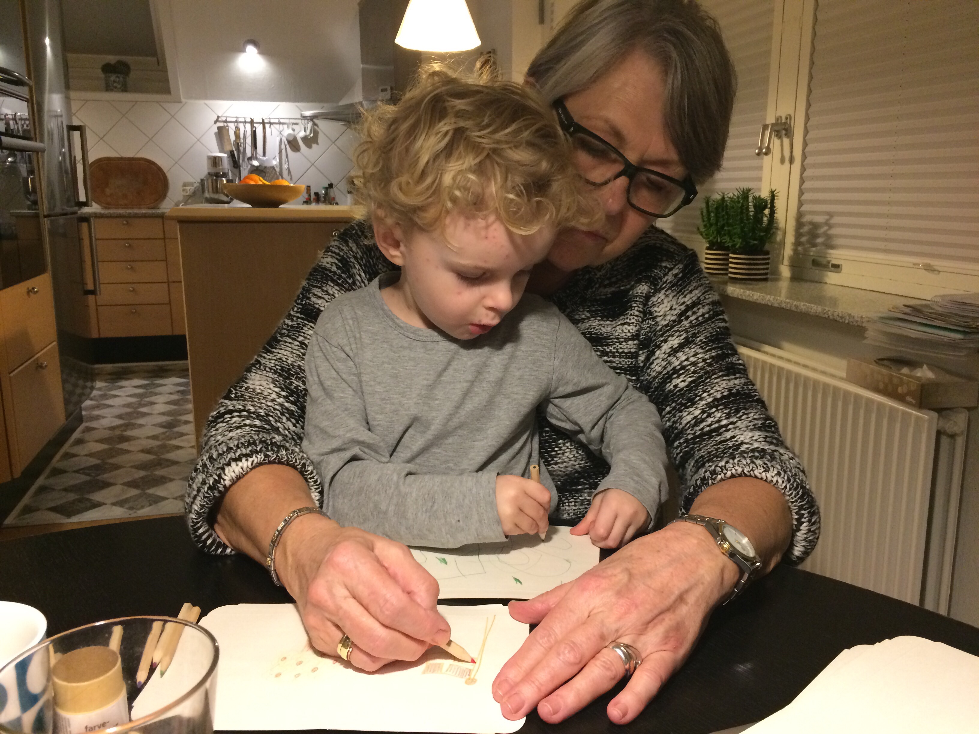 Farmor og Jacob.