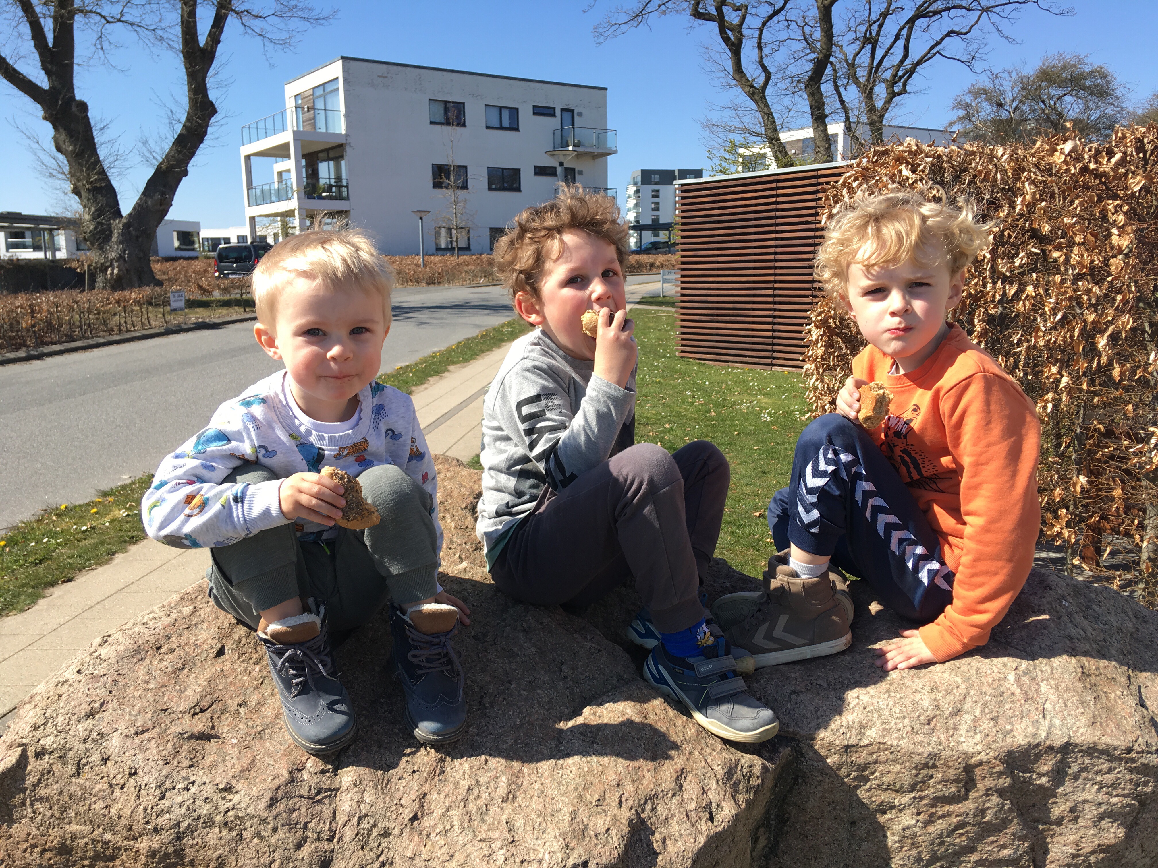 Emil, Victor og Jacob.