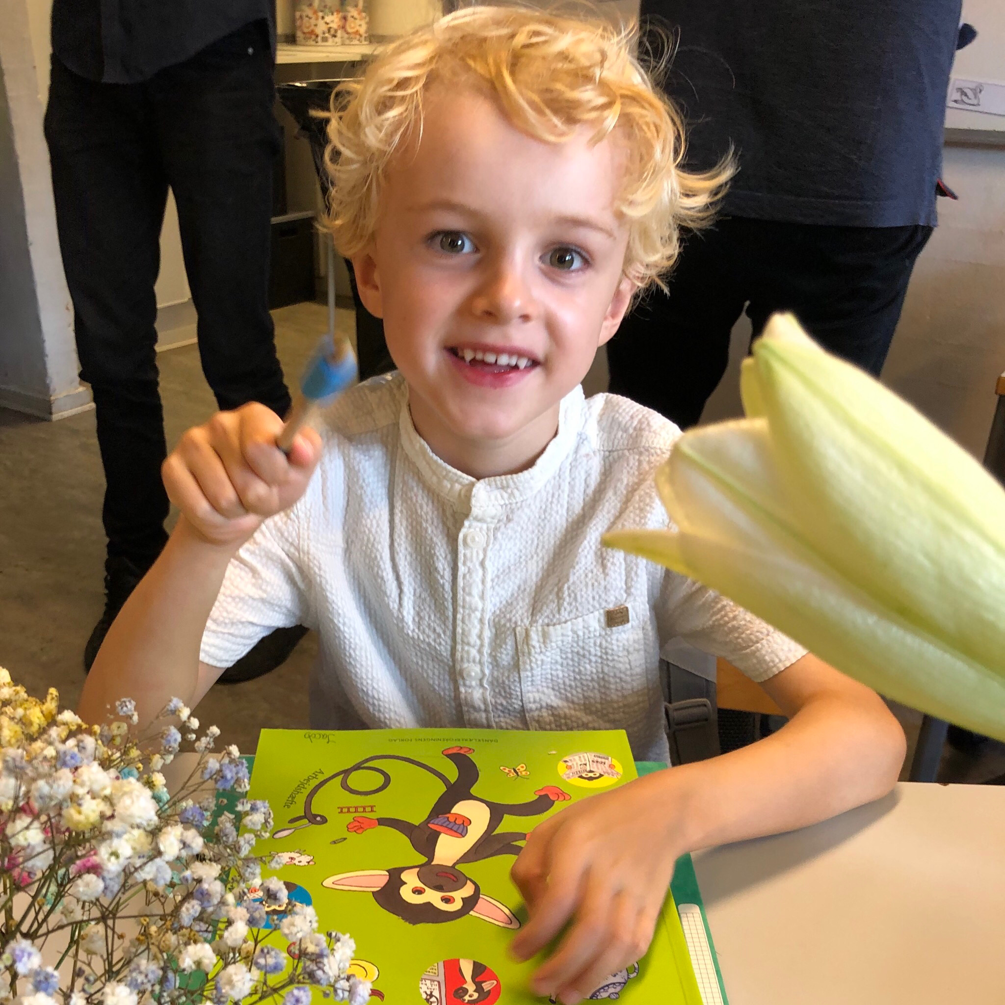 Første skoledag.