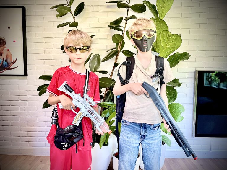 Guns.
