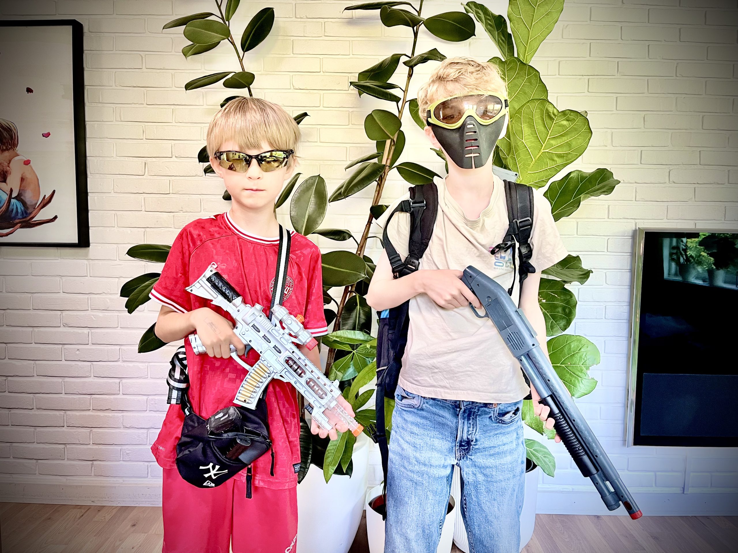 Guns.